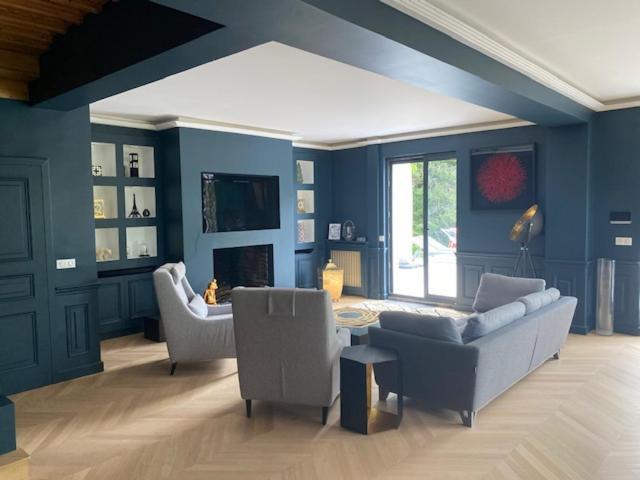 La Villa Aubin Belle Demeure Avec Vue Sur Paris Montmorency Exteriör bild