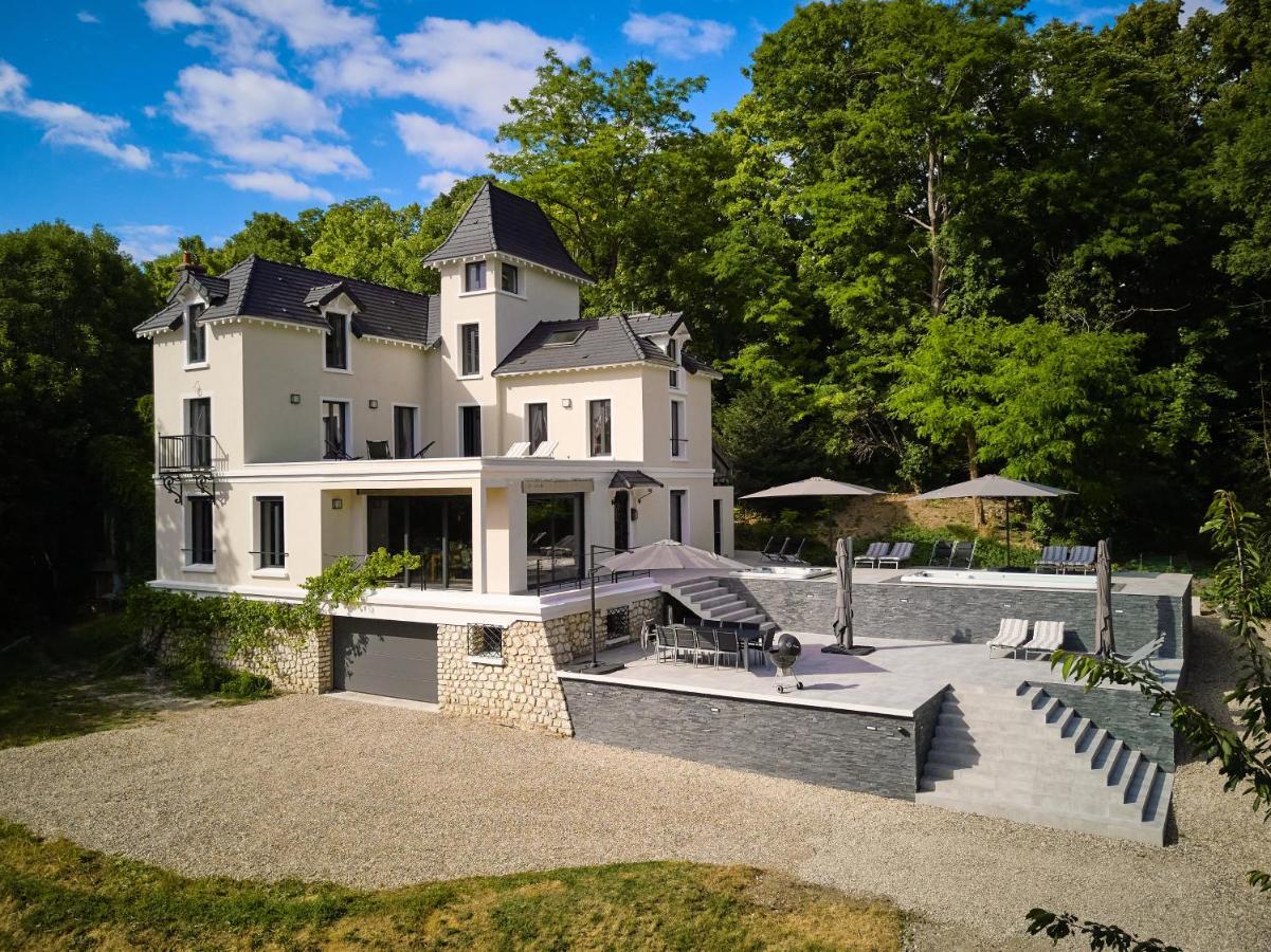La Villa Aubin Belle Demeure Avec Vue Sur Paris Montmorency Exteriör bild